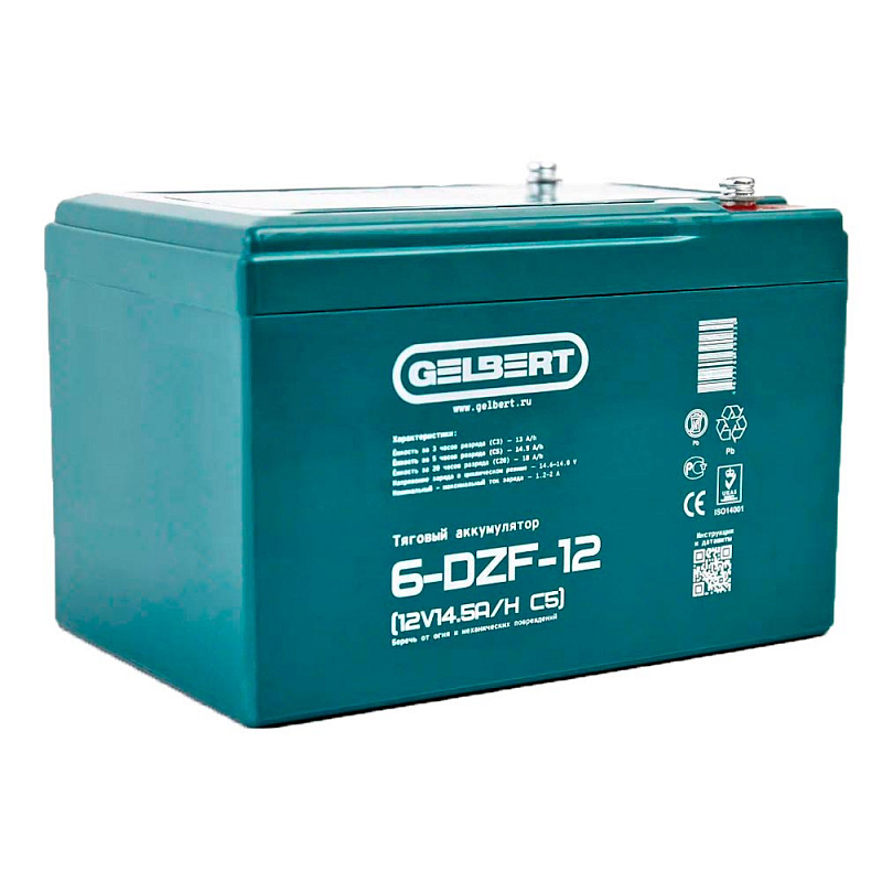 Аккумулятор Gelbert 6-DZF-12