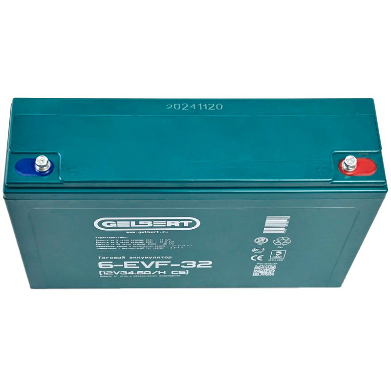 Аккумулятор Gelbert 6-EVF-32
