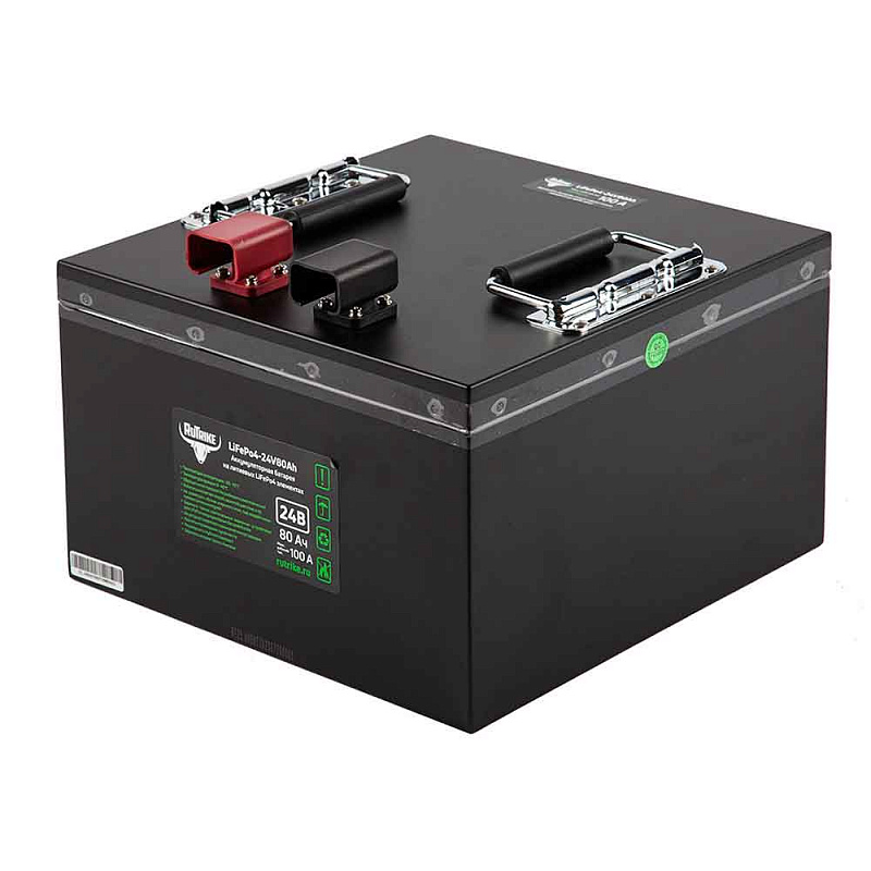 Аккумулятор Rutrike LiFePO4 24V80Ah (100A)