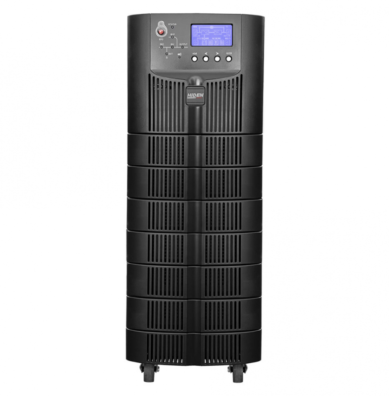 HIDEN EXPERT HE33030XL, подключение внешних АКБ, 30 kVA/27 kW (PF=0,9)