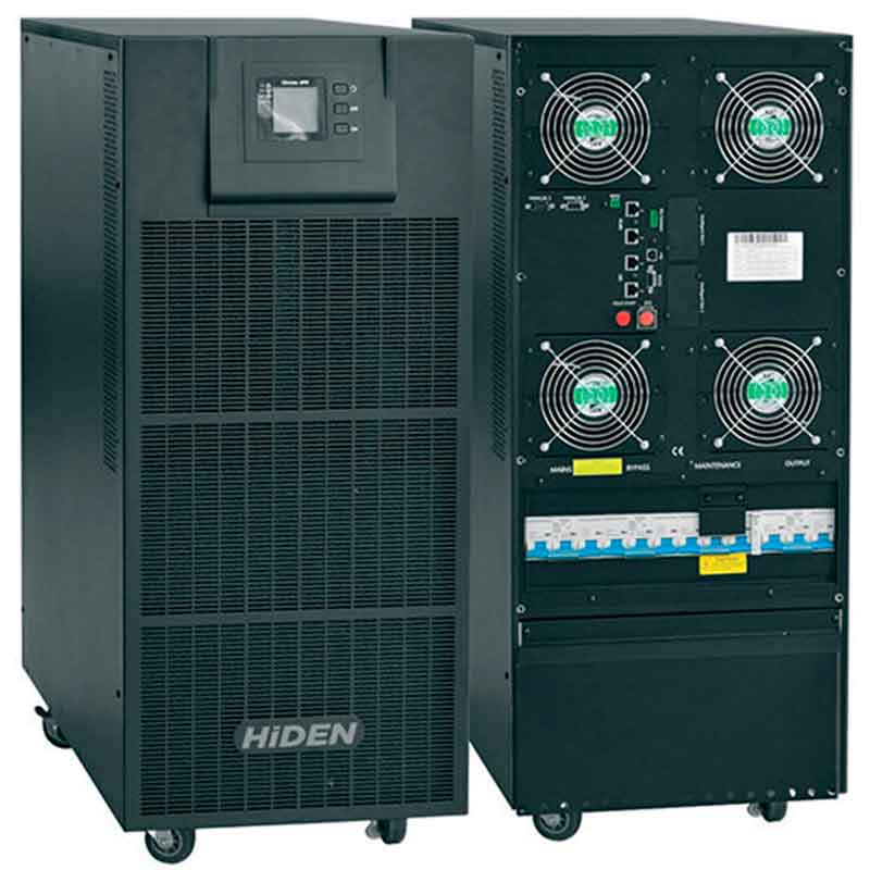 HIDEN KC33120H-E, PF=1  120000VA/120000W (3ф/3ф) внешние акб= ±192/204/216/228/240В (32/34/36/38/40 АКБ)