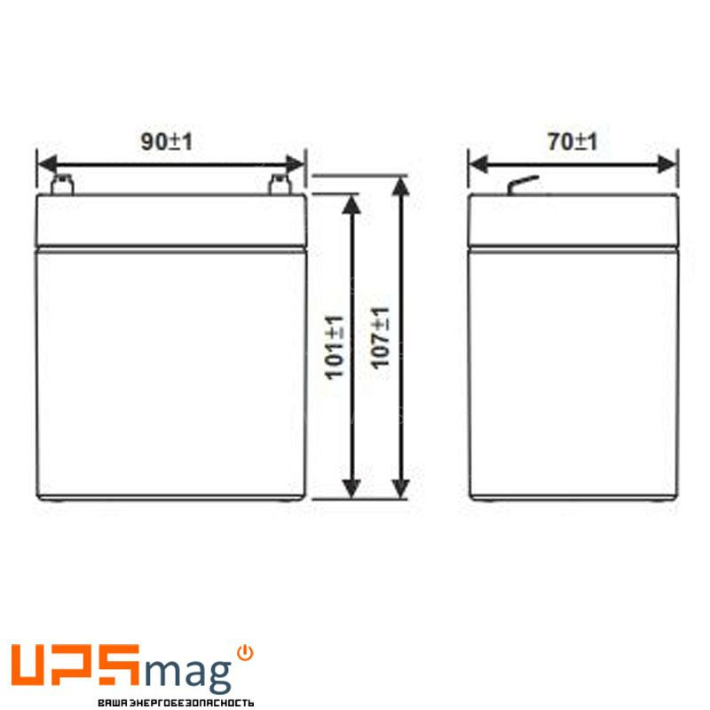 Аккумулятор WBR GP1245