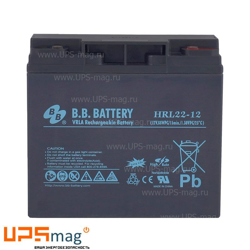 Аккумулятор BB Battery HRL22-12