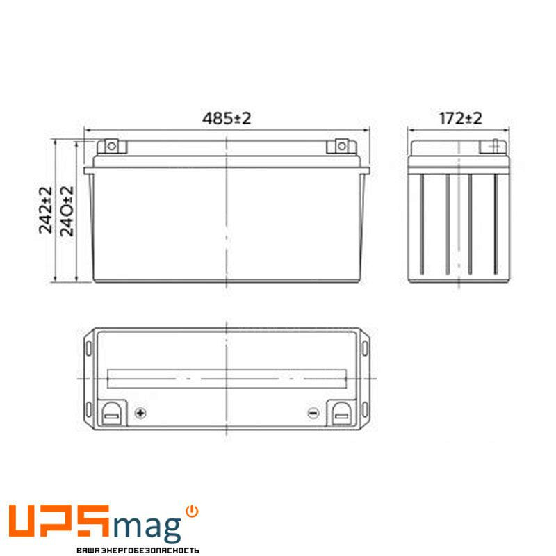Аккумулятор Yellow GB 12-150