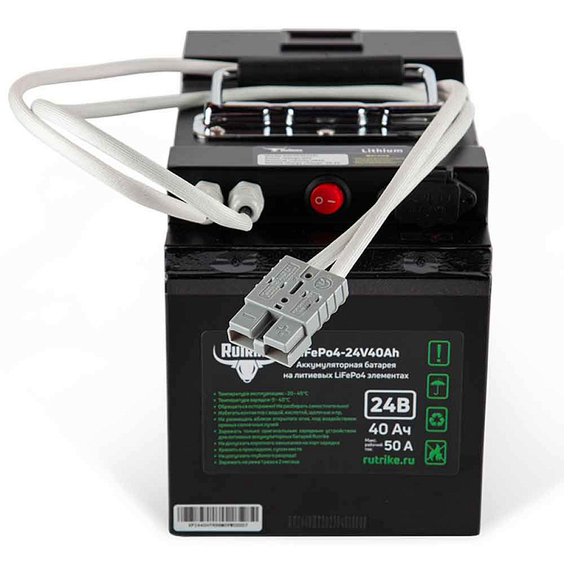 Аккумулятор Rutrike LiFePO4 24V40Ah (50A)