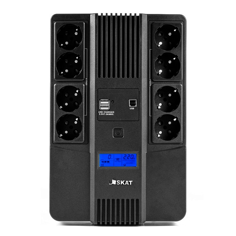 ИБП SKAT-UPS 1000-AID-IN-1x9-8