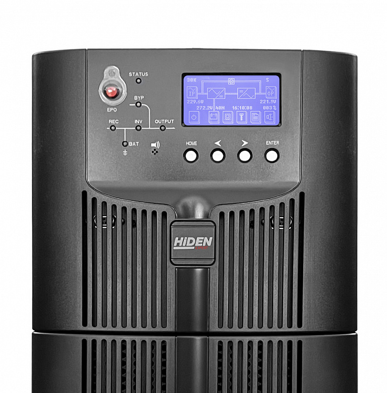 HIDEN EXPERT HT33020, подключение внешних АКБ, 20 kVA/16 kW (PF=0,8)