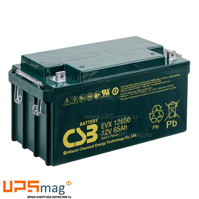 Аккумулятор CSB EVX 12650
