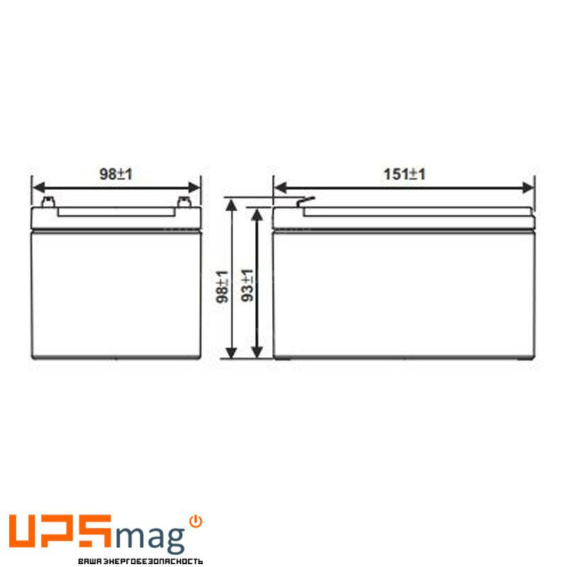 Аккумулятор WBR HR 1251W