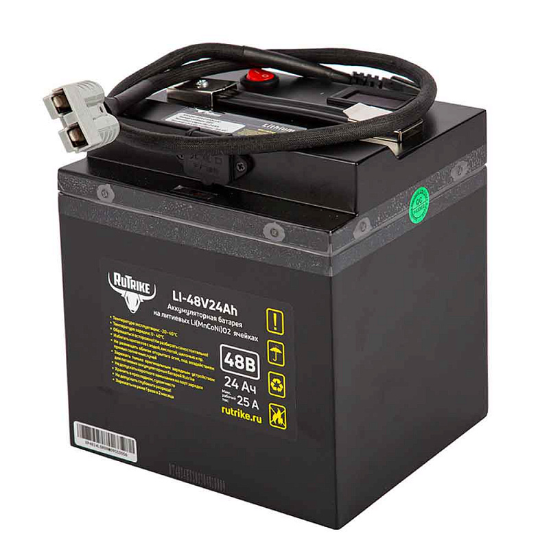Аккумулятор RuTrike (18650 MnCoNi) 48V24A/H