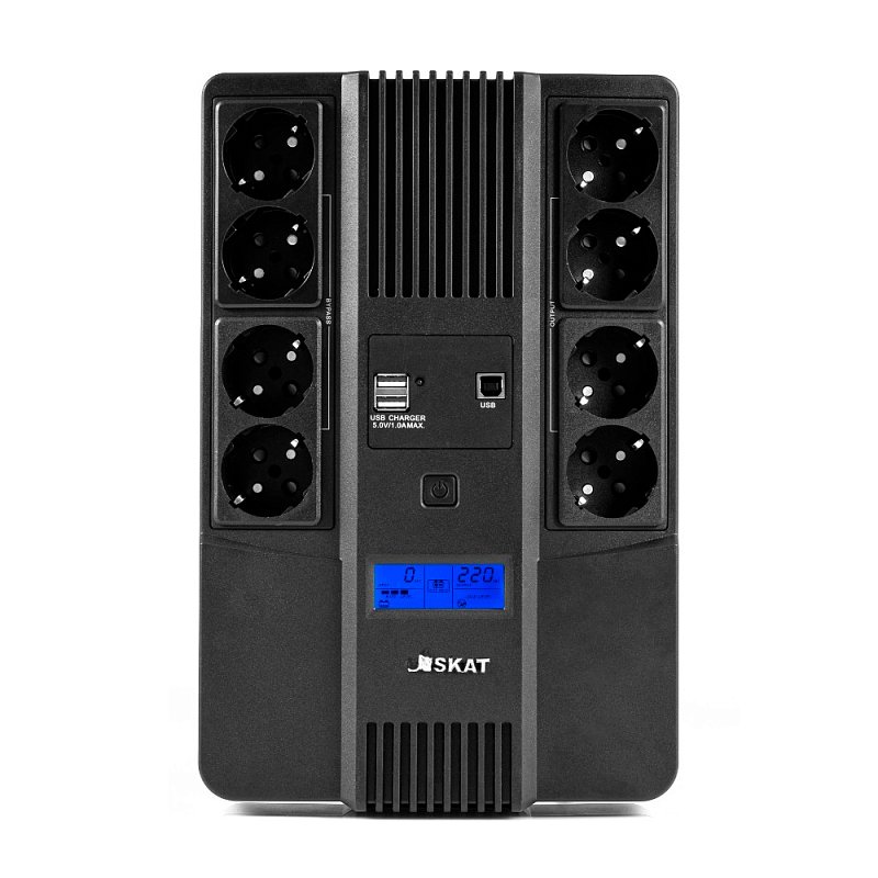 ИБП SKAT-UPS 800-AID-IN-1x9-8