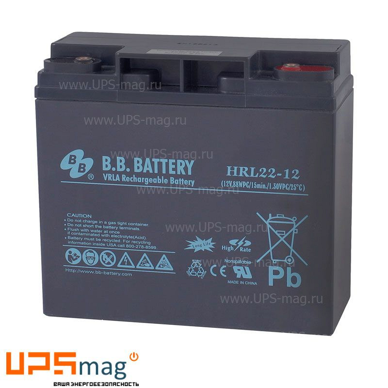 Аккумулятор BB Battery HRL22-12