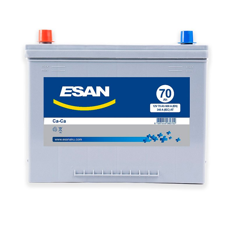 ESAN SMF S N50 070 11B09, 70 Ач, N50 JIS, 1/0