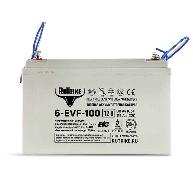 Аккумулятор RuTrike 6-EVF-100
