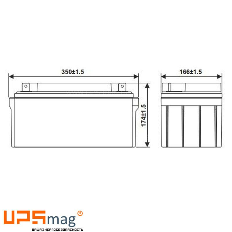 Аккумулятор WBR GPL12650