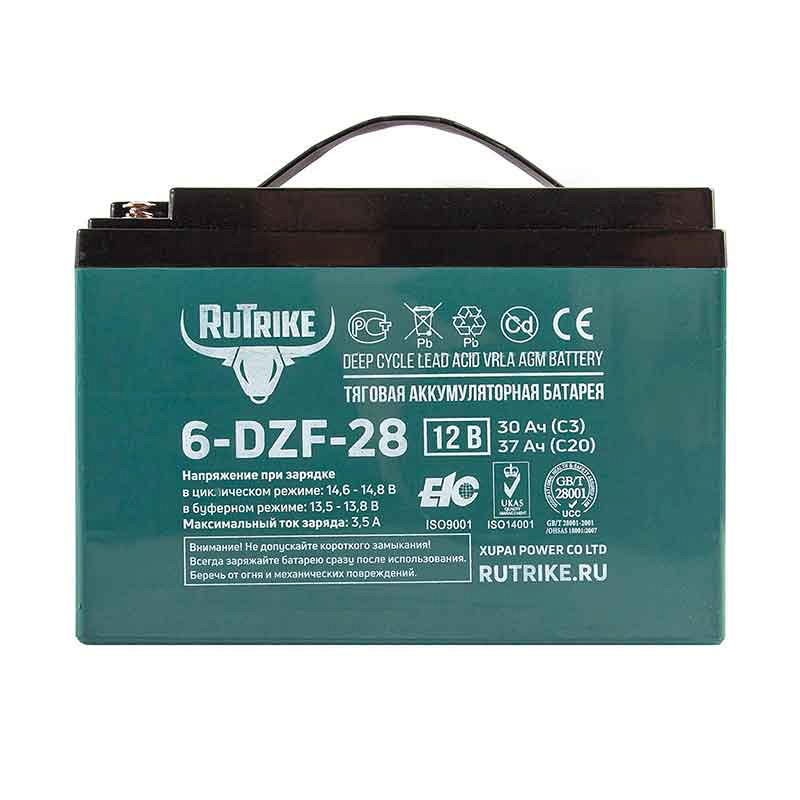 Аккумулятор RuTrike 6-DZF-28