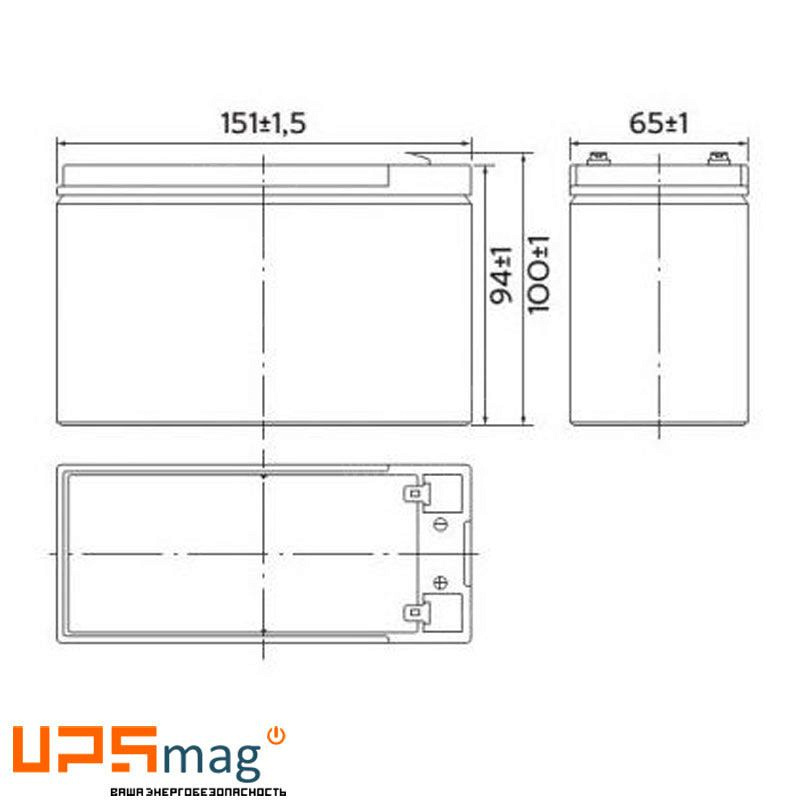 Аккумулятор Yellow HR 12-7
