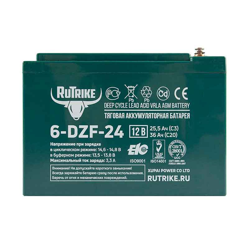 Аккумулятор RuTrike 6-DZF-24