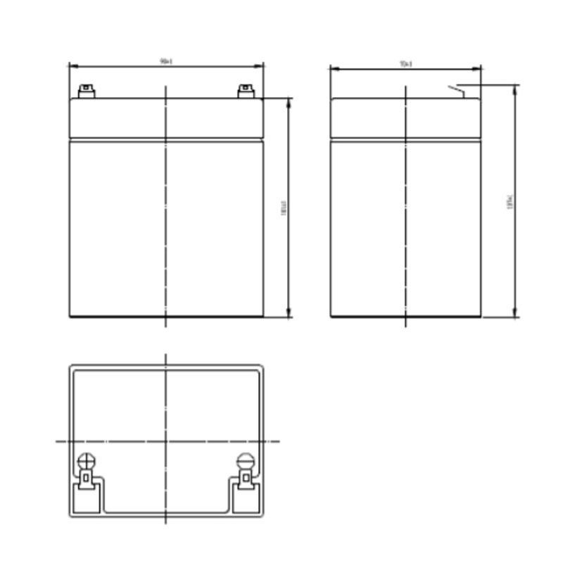 Аккумулятор Ventura HR 1221W