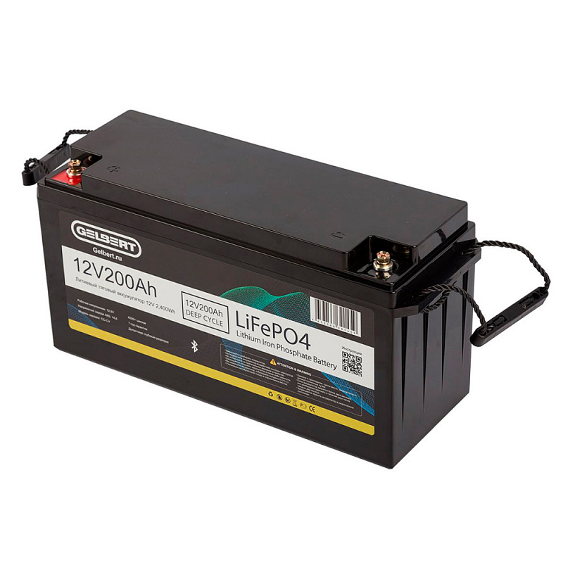 Аккумулятор Gelbert LiFePO4 (12В, 200Ач)