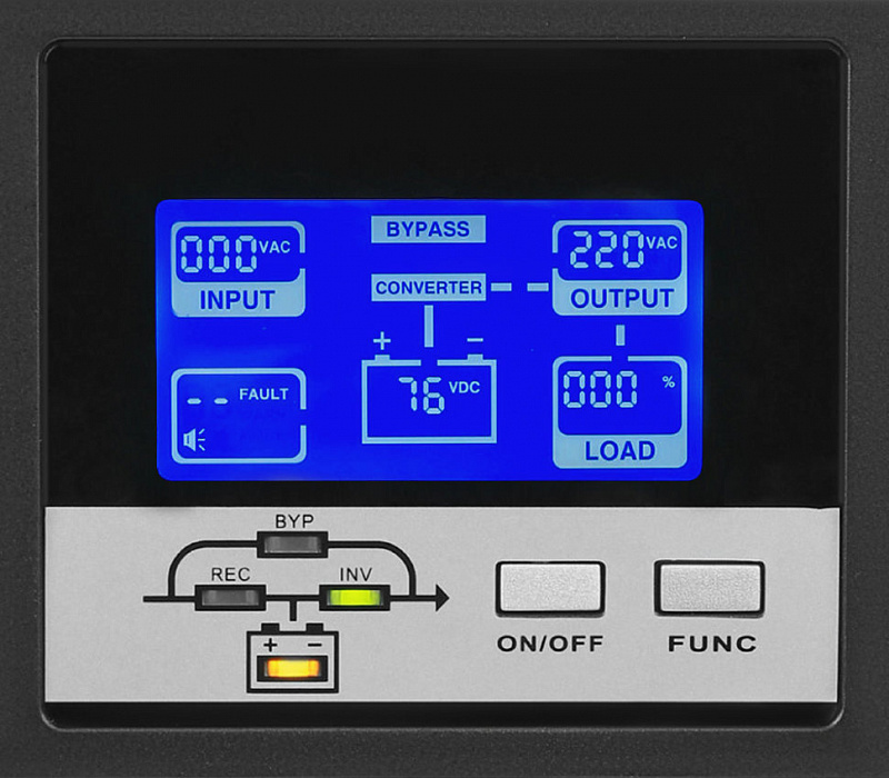 HIDEN EXPERT UDC9201S-RT, встроенные акб в корпусе (7А/ч х 3шт),1 kVA/0,9 kW (PF=0,9)