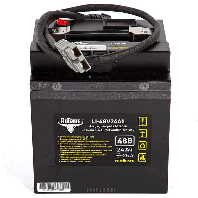 Аккумулятор RuTrike (18650 MnCoNi) 48V24A/H