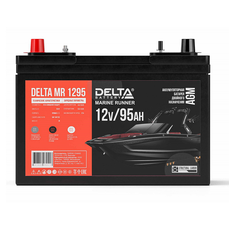 Аккумулятор DELTA MR 1295