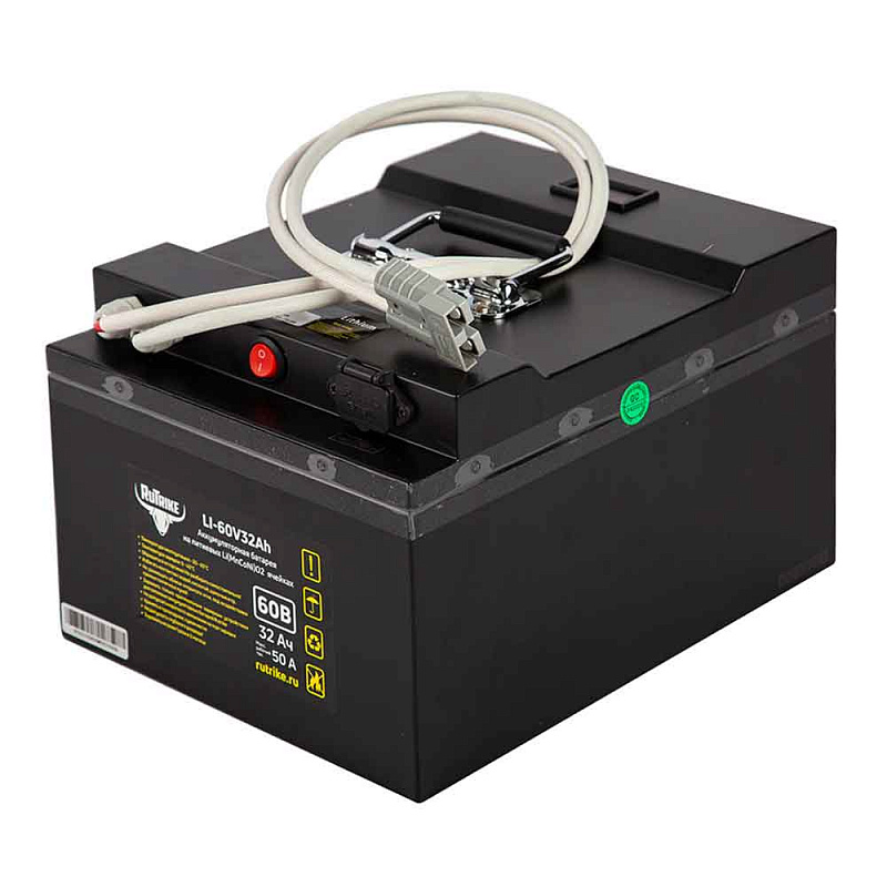 Аккумулятор RuTrike (18650 MnCoNi) 60V32A/H