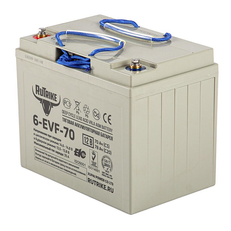 Аккумулятор RuTrike 6-EVF-70