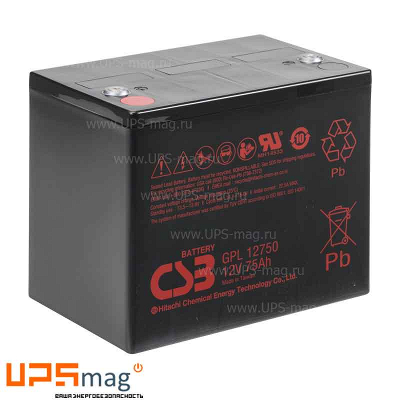 Аккумулятор CSB GPL 12750